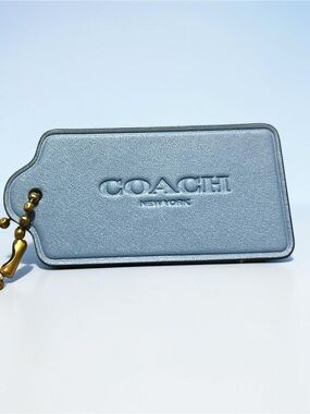 Coach Blue Replacement Hangtag Tea Rose Gold